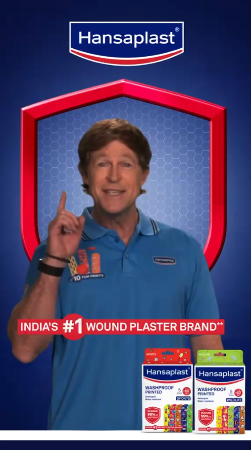 Hansaplast personalised dealer video greeting screenshot