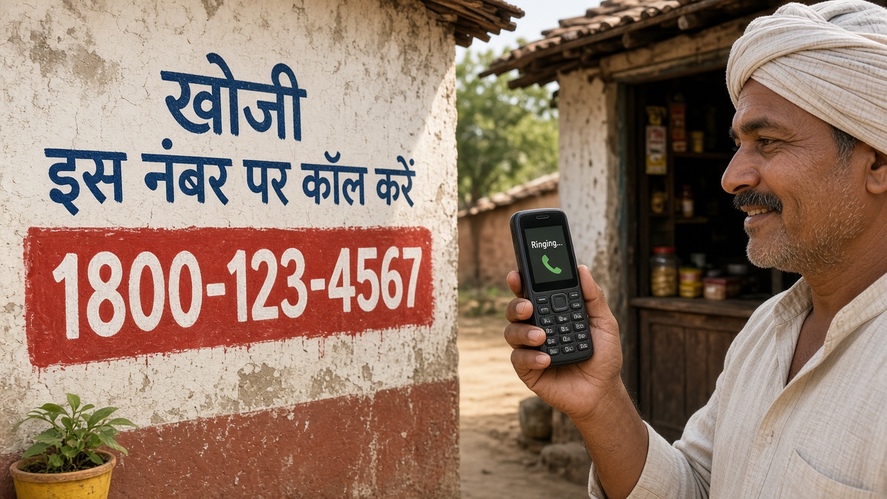 Inviting rural consumers to join via phone call cues